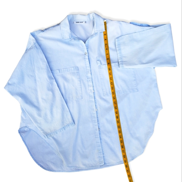 ESPIRIT Sport Light Denim Top - Picture 4 of 8